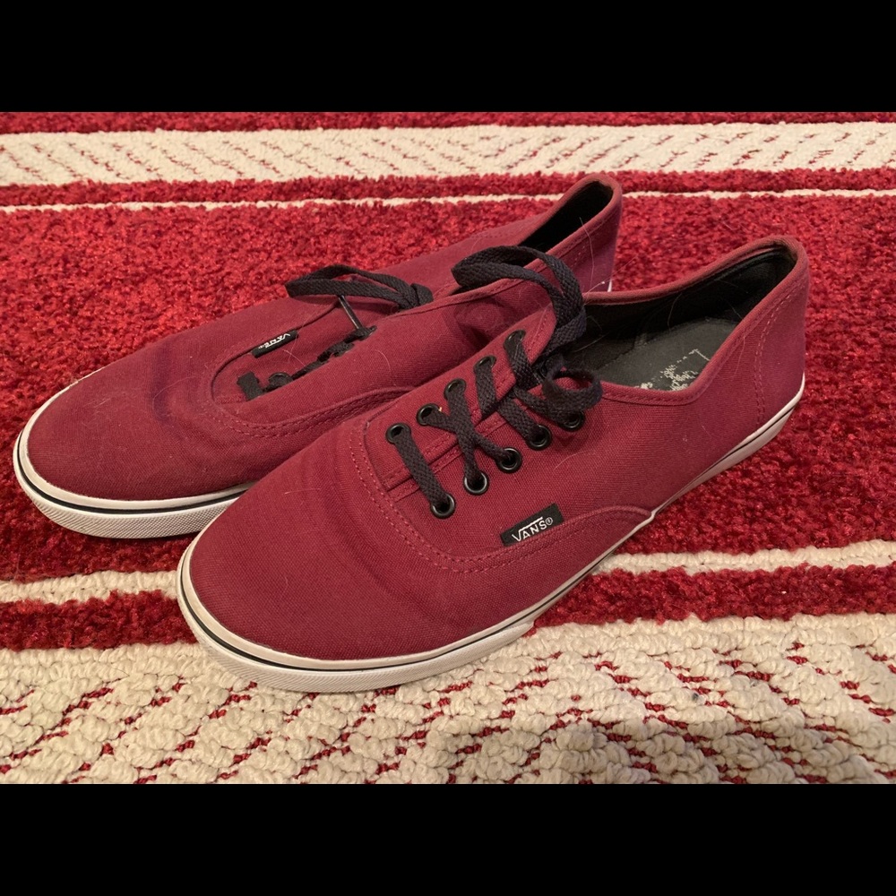 Maroon Vans
